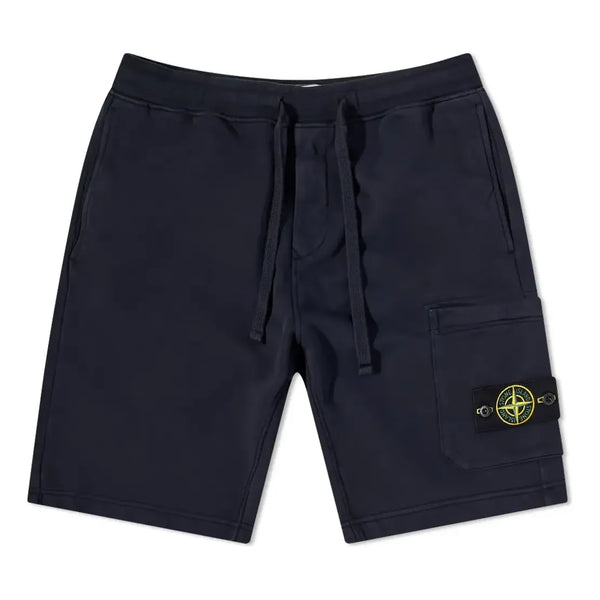 

Шорты garment dyed sweat shorts 'navy' Stone Island, синий