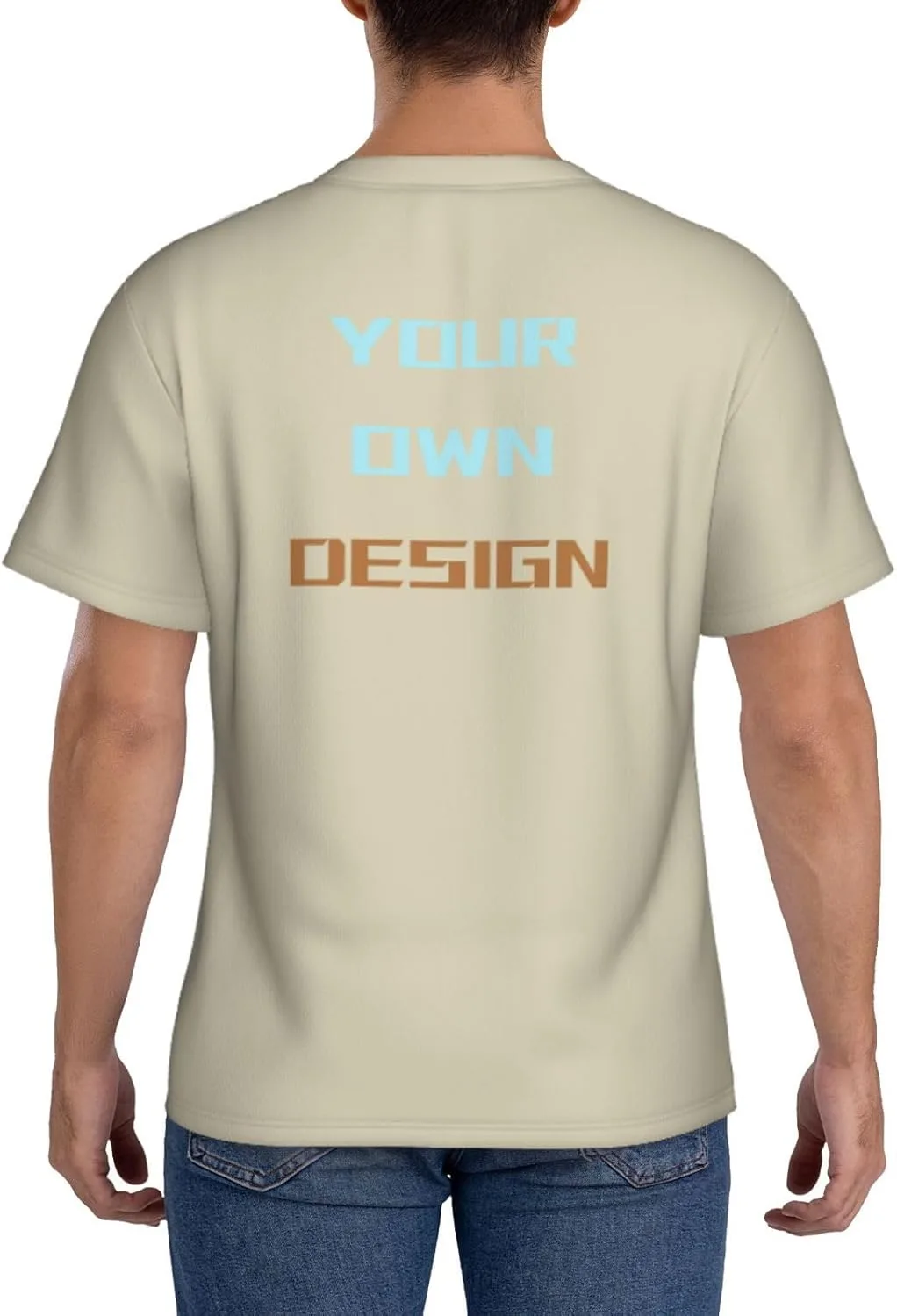 Футболка Custom с принтом на 4 сторонах — фото 4
