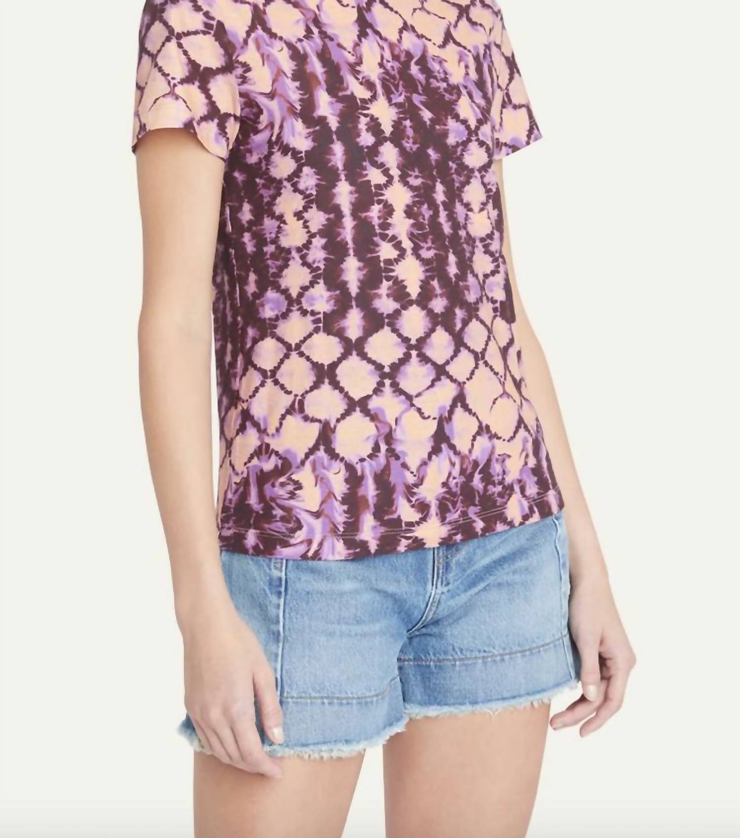 

Футболка Estelle в цвете глицинии Ulla Johnson, цвет wisteria