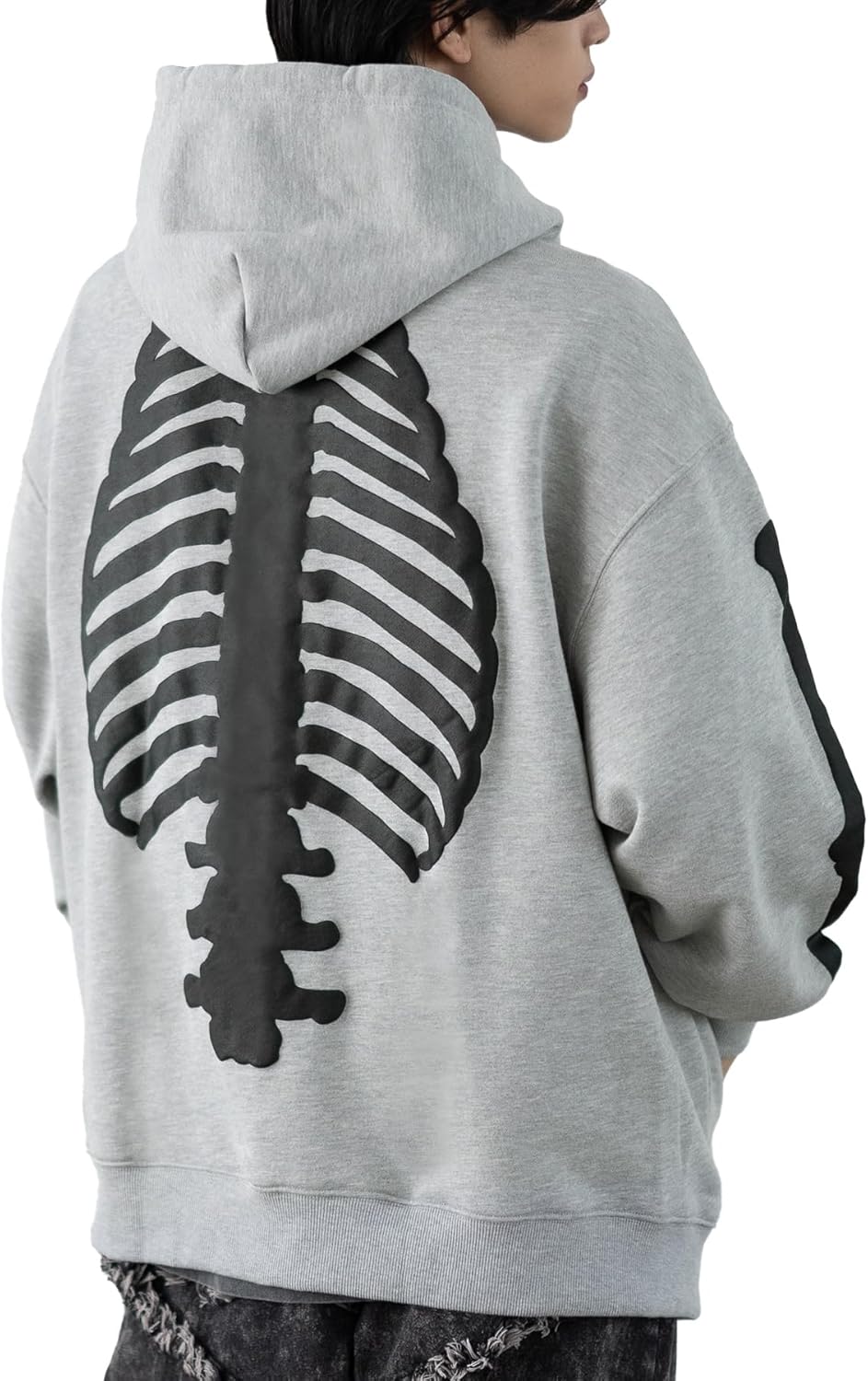 

Мужская толстовка с капюшоном, с флисовой подкладкой и застежкой-молнией Improves, светло-серый