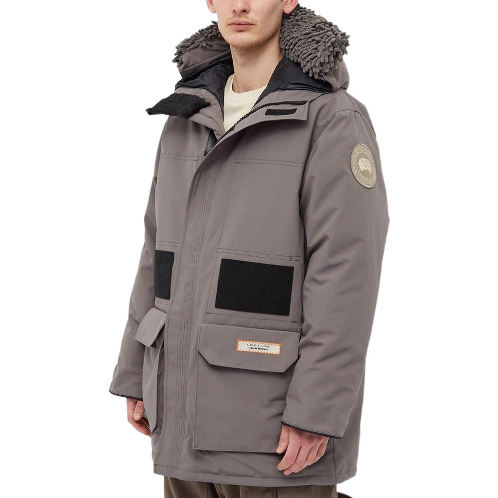 X Куртка NBA X Salehe Bembury Expedition Parka Canada Goose, коричневый — фото 4