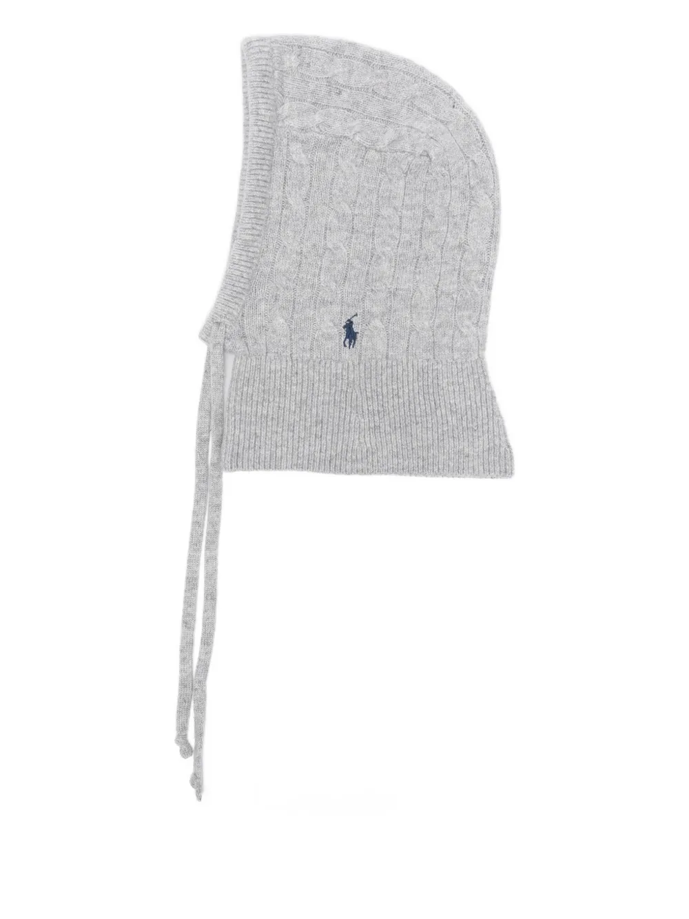 

Капюшон с косичной вязкой POLO RALPH LAUREN, серый
