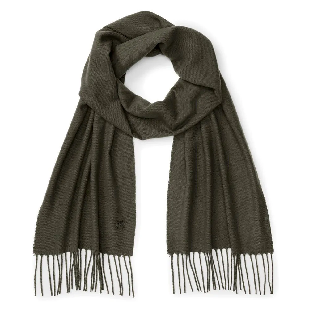 

Шарф Timberland Solid Woven, зеленый