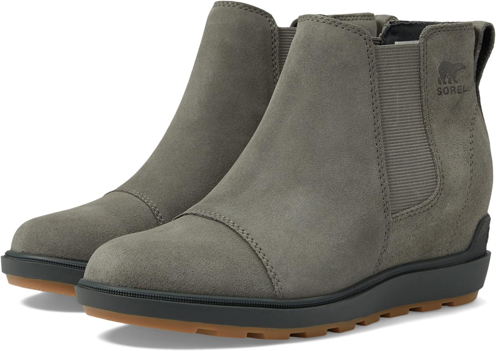Ботинки женские челси SOREL Evie II кожаные водонепроницаемые, серый