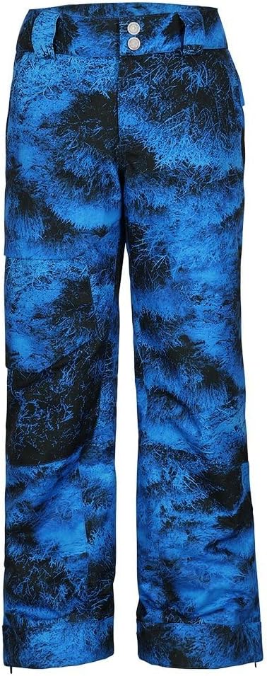 

Лыжные брюки Obermeyer Boys Brisk Print, утепленные и водонепроницаемые, с системой продленного ношения, Night Vision