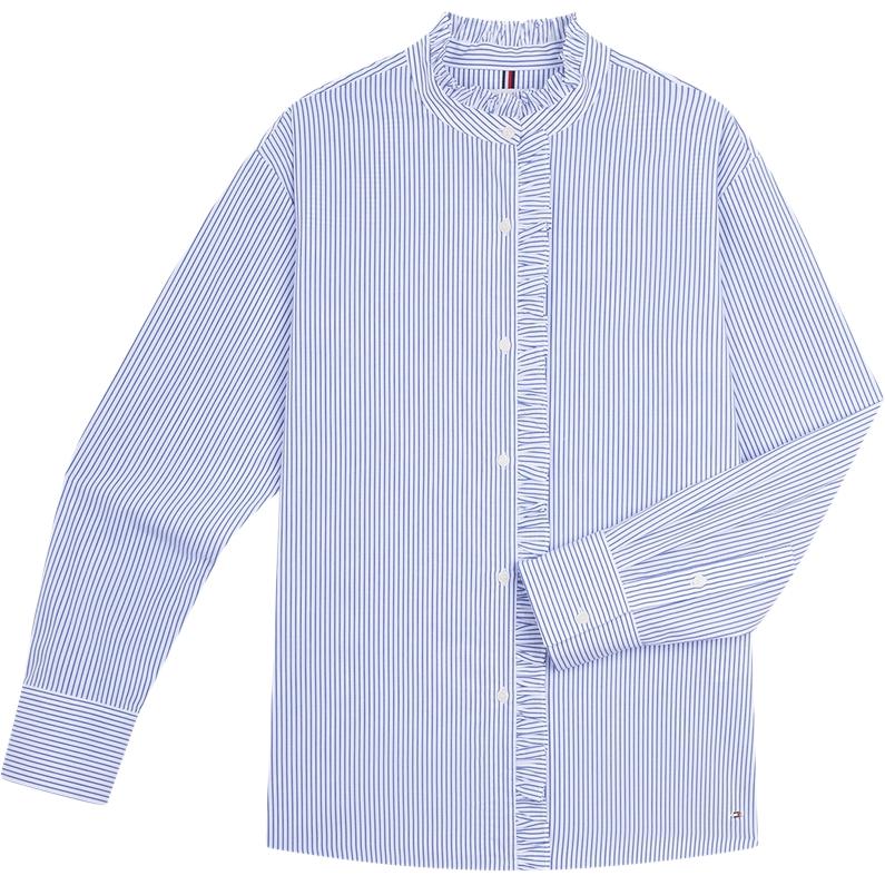 

Tommy Hilfiger Рубашка Women's Blue White Stripes 0X7