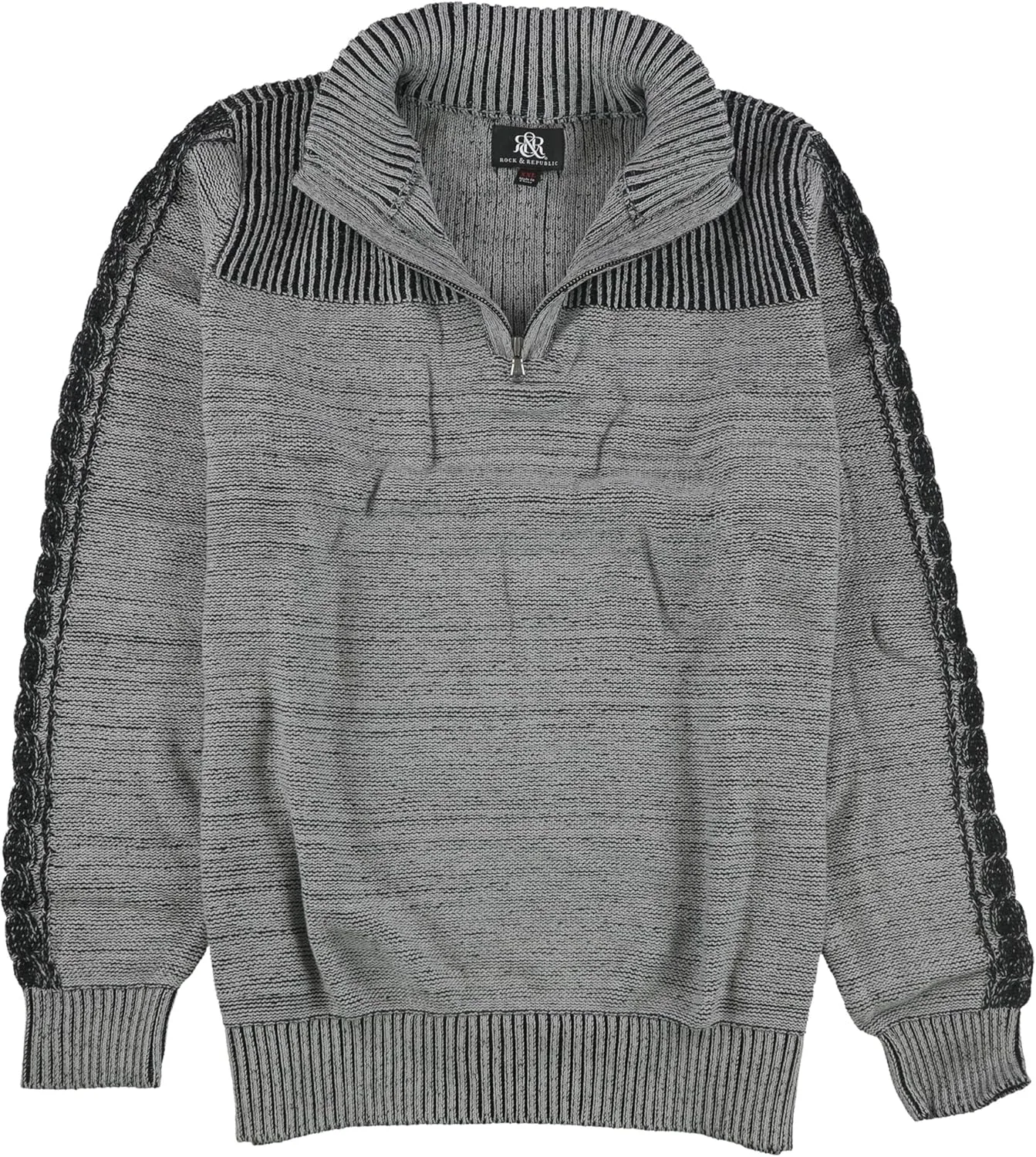 

Rock & Republic мужской свитер с мраморным узором и воротником-стойкой