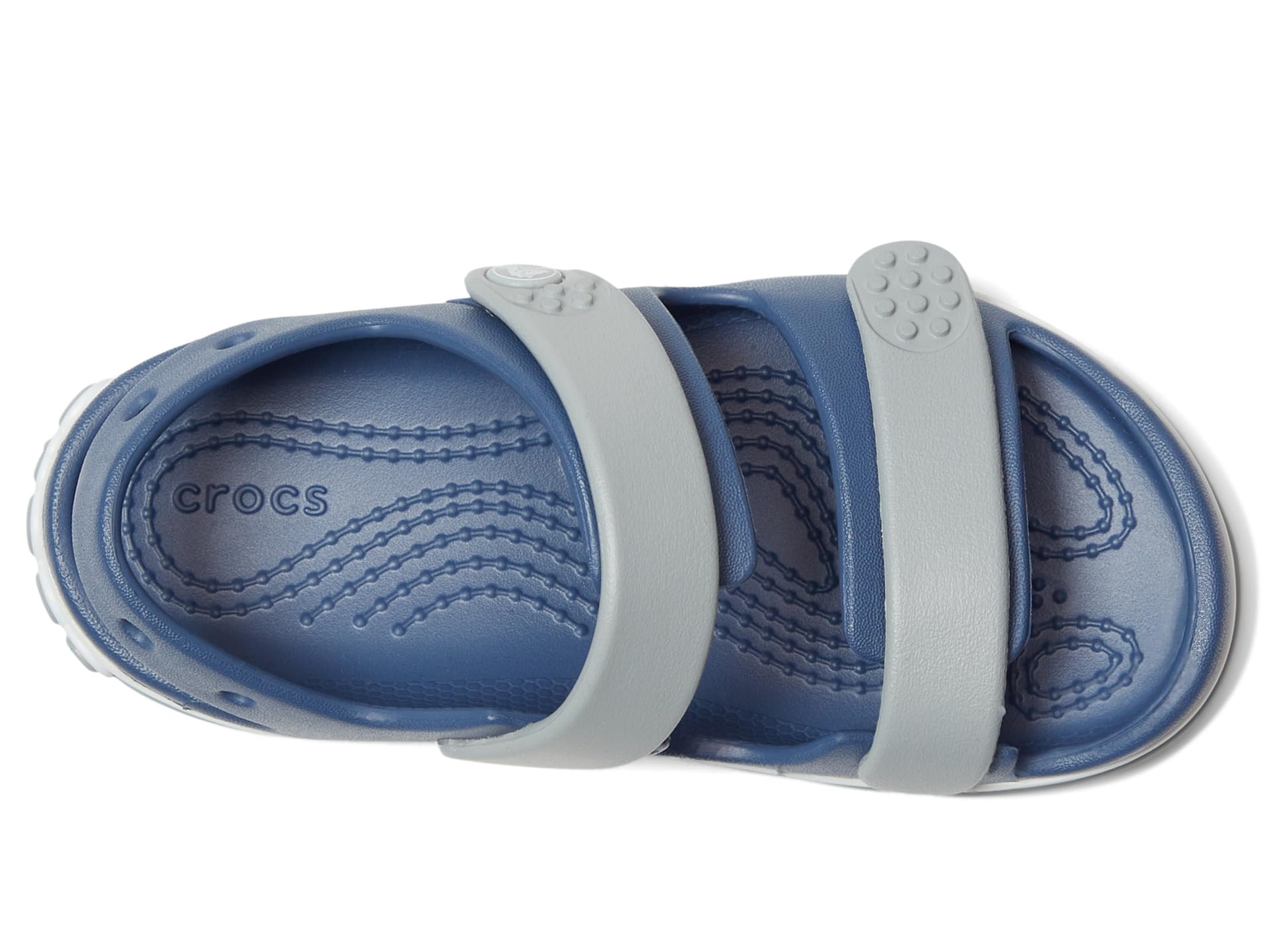 Сандалии Crocs Kids Crocband Cruiser Sandal, Bijou Blue/Light Grey — фото 2