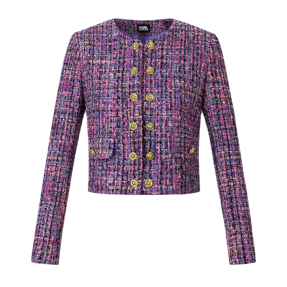 

KARL LAGERFELD / Karl Lagerfeld Jeans Куртка KARL LAGERFELD женская фиолетовая, Purple