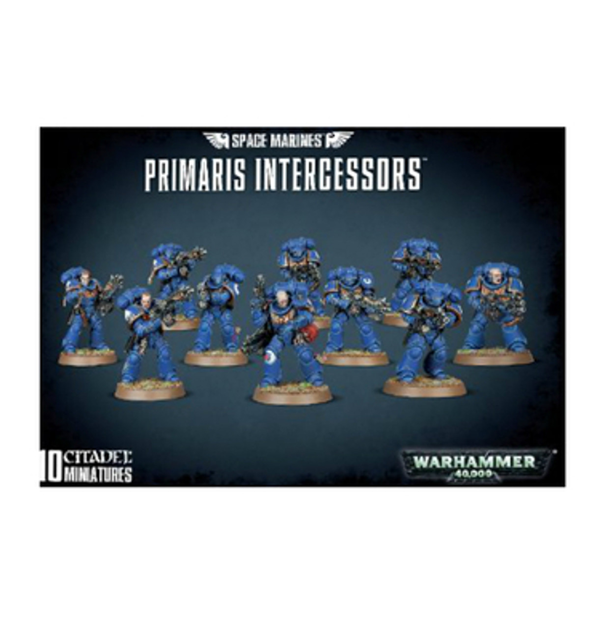 

Миниатюра Warhammer 40K: Space Marine Primaris Intercessors