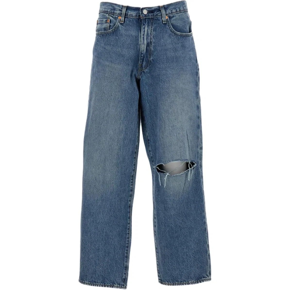 Джинсы 578 Baggy с рваными коленями Levis, Transparent Blue