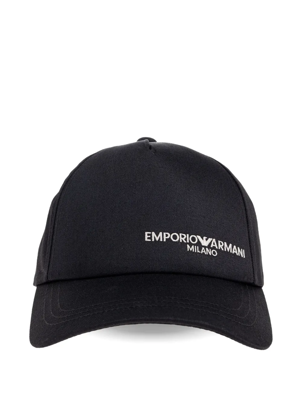 

Бейсболка с вышитым логотипом EMPORIO ARMANI, черный
