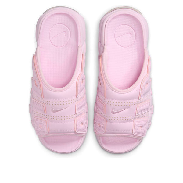 Тапочки air more uptempo slides 'pink foam' Nike, розовый — фото 4