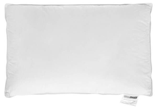 

Подушка Homescapes mit Kern aus Entenfedern, 48x15x74 см, белый