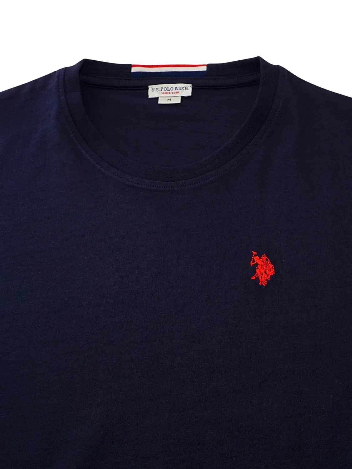 Футболка U.S. POLO ASSN., синяя — фото 4