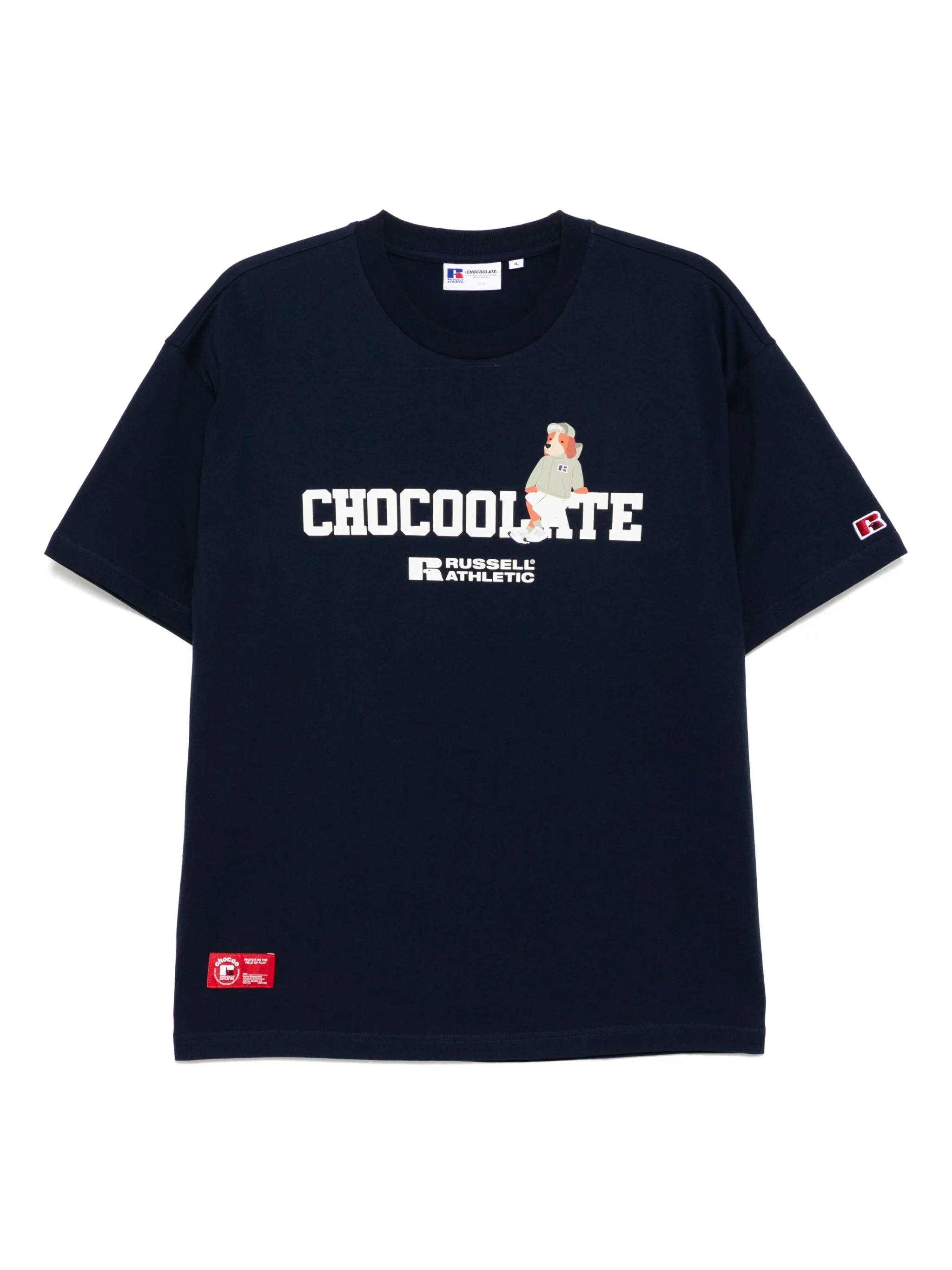 

Футболка с логотипом Chocoolate, синий