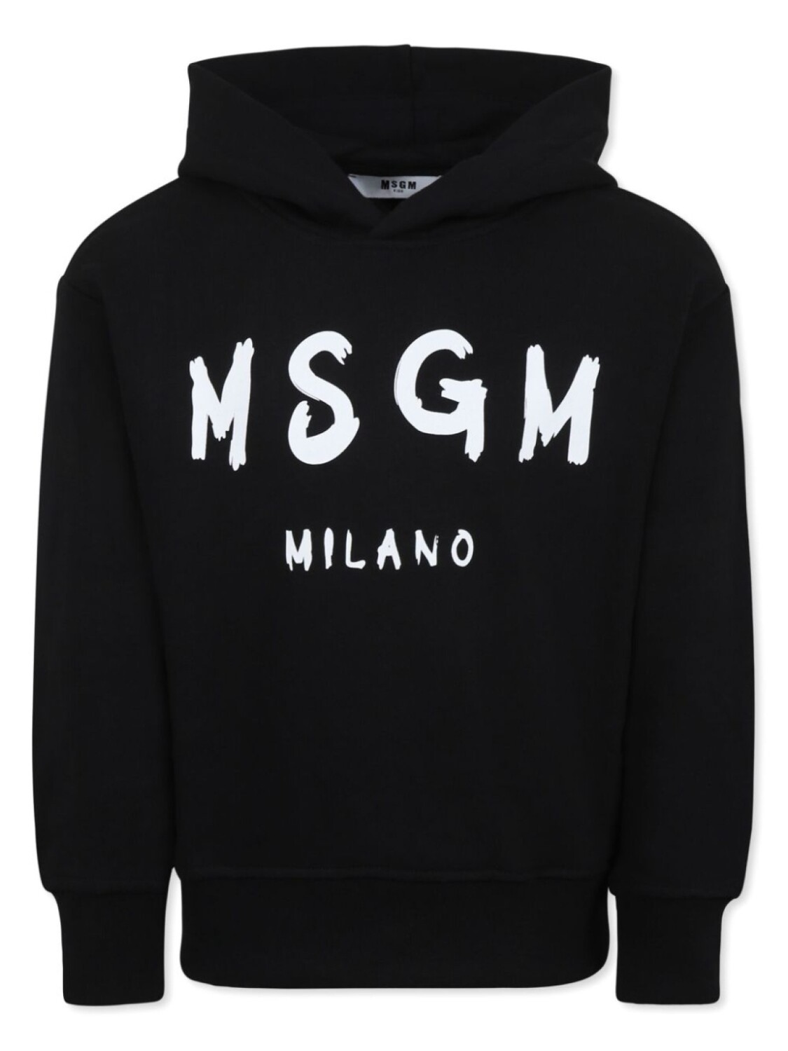 

MSGM Kids худи с логотипом, черный