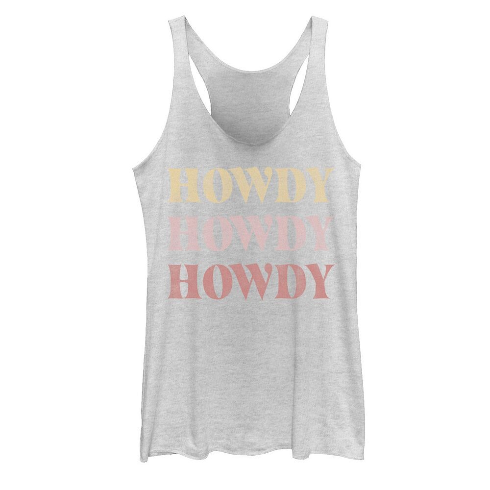 

Майка с графическим рисунком Howdy для юниоров, цвет White Heather