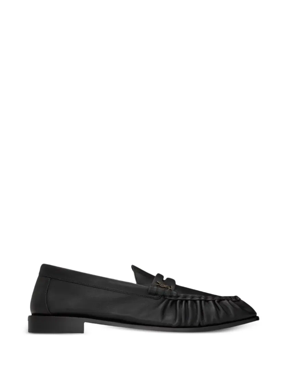Лоферы с ремешком Penny-strap Saint Laurent, черный