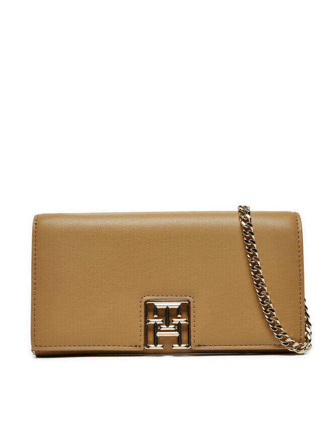 

Вечерняя сумка Reset Lrg Flap W Chain Tommy Hilfiger, коричневый