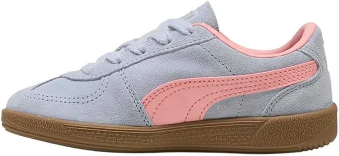Детские кроссовки PUMA Palermo на шнуровке для мальчиков, повседневные - розовые, розовый — фото 3