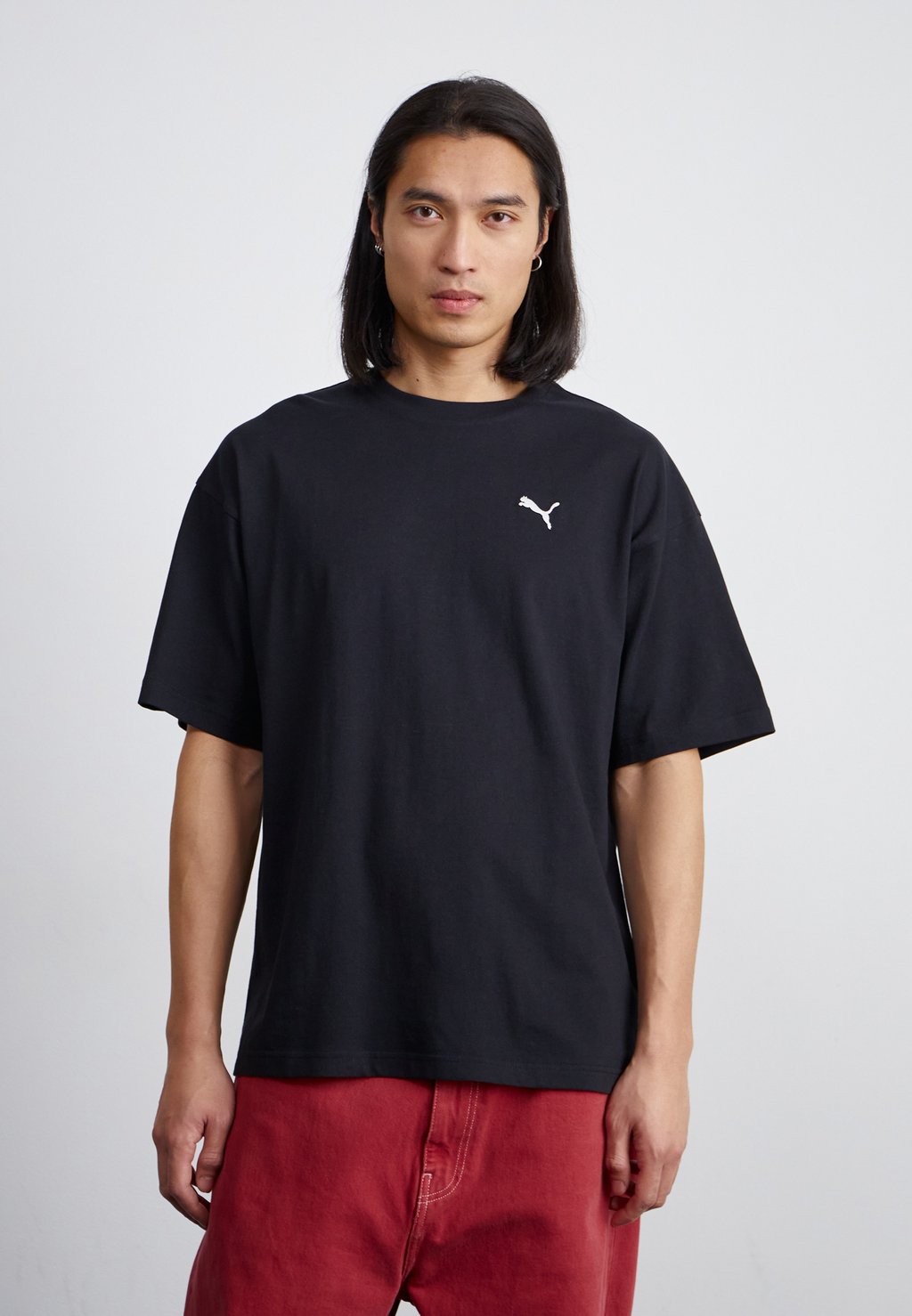 

Базовая футболка WARDROBE OVERSIZED TEE Puma, черный