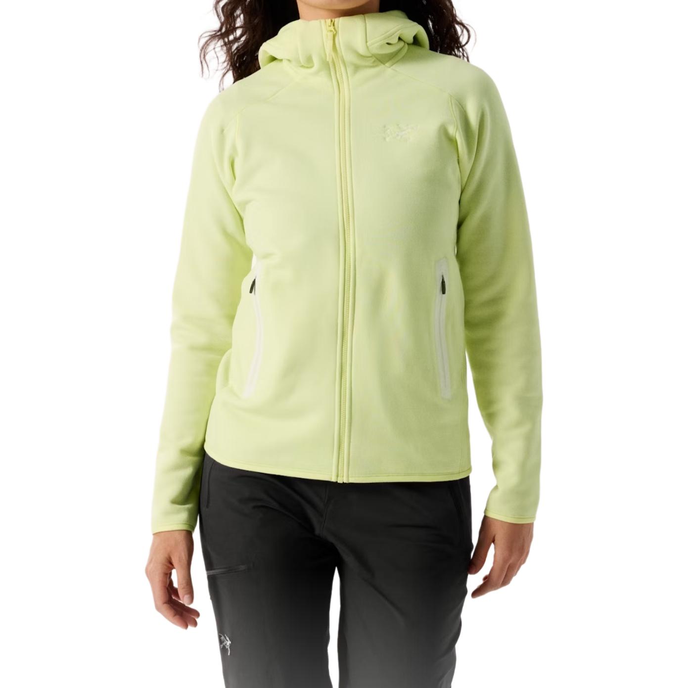 

Arcteryx Толстовка с капюшоном из флиса, Laser Yellow Arctic White/Ray/Arctic Silk