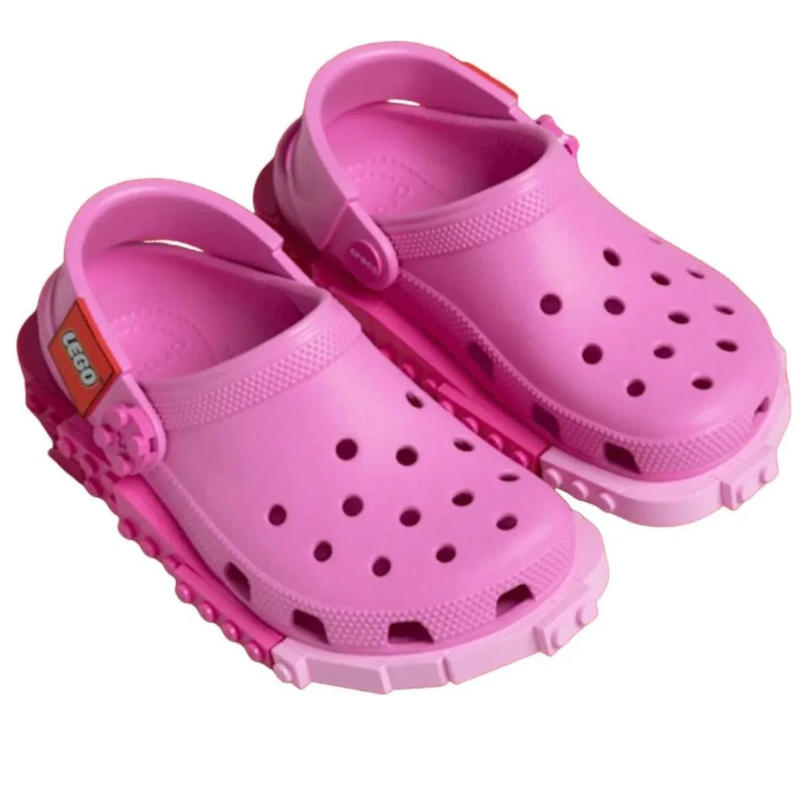 Сабо (GS) Crocs x LEGO Classic Clog 'Creativity Pink' — фото 3