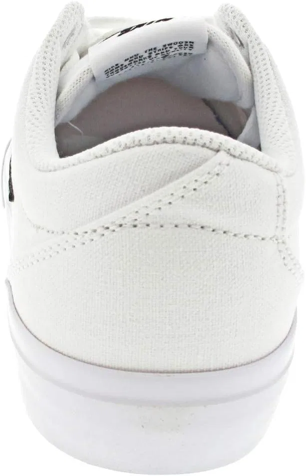 Кроссовки Nike SB Check Solarsoft Canvas, White White Black White Gum Lt Brown — фото 2