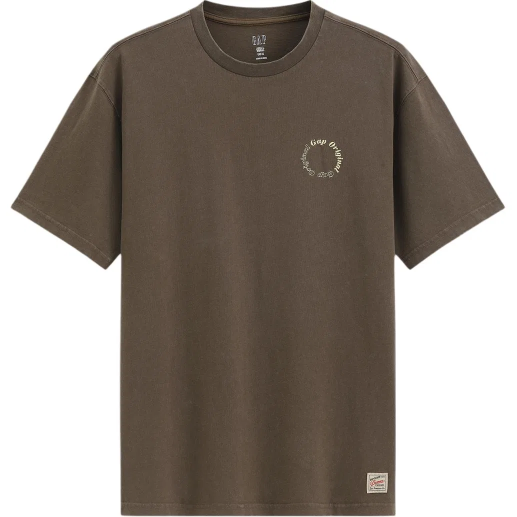 Футболка унисекс crew neck GAP, Umber
