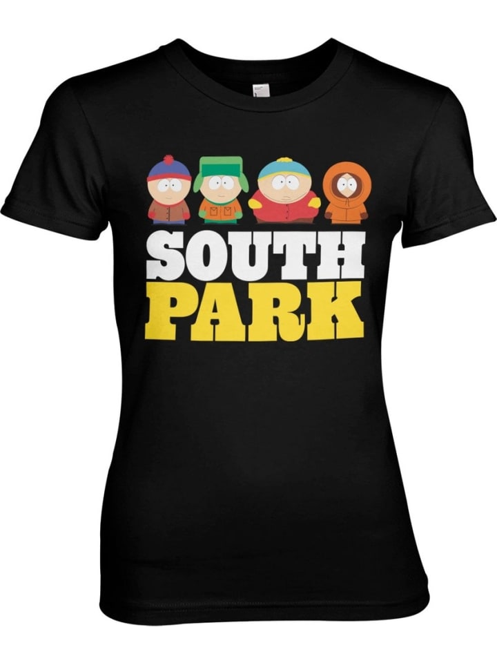 

South Park Черная футболка, Черный, South Park Черная футболка