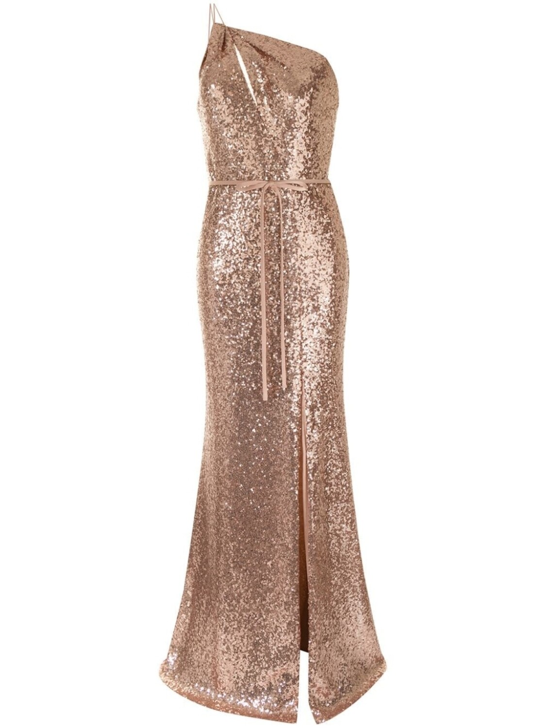 

Платье с пайетками Marchesa Notte Bridesmaids, золотистый