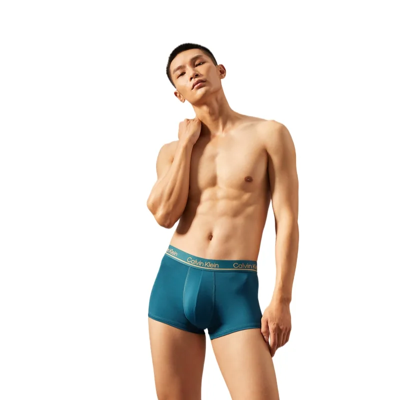 Мужские трусы 3 шт Calvin Klein, ON6-Steel Blue/Jade Green/Vermilion — фото 3