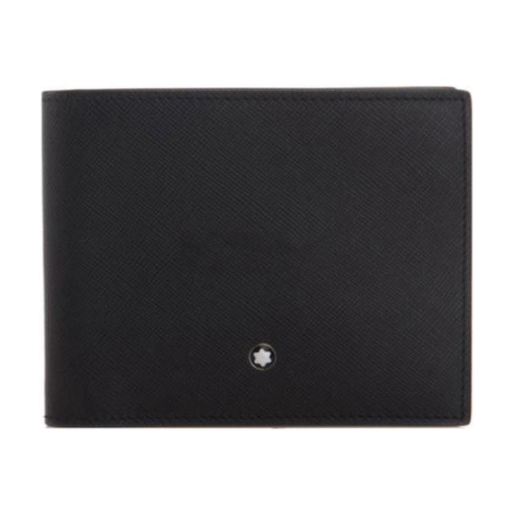 

MONTBLANC Мужской кошелек из коровьей кожи, черный