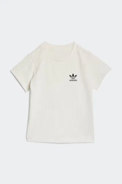 Комплект детский из гладкой ткани Adidas Originals, черный — фото 2