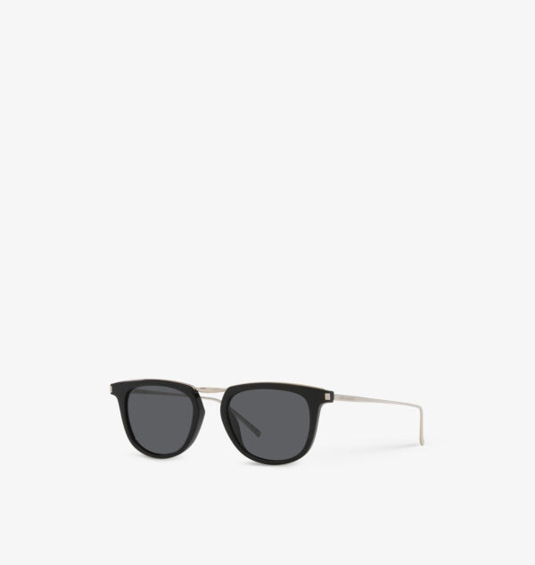 Солнцезащитные очки из ацетата и металла с логотипом Sl 753 Saint Laurent, черный — фото 2