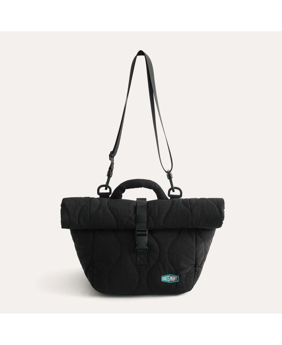 

Ланч-сумка Walker Roll Top с регулируемым плечевым ремнем, цвет мандариновый BAGSMART, Black