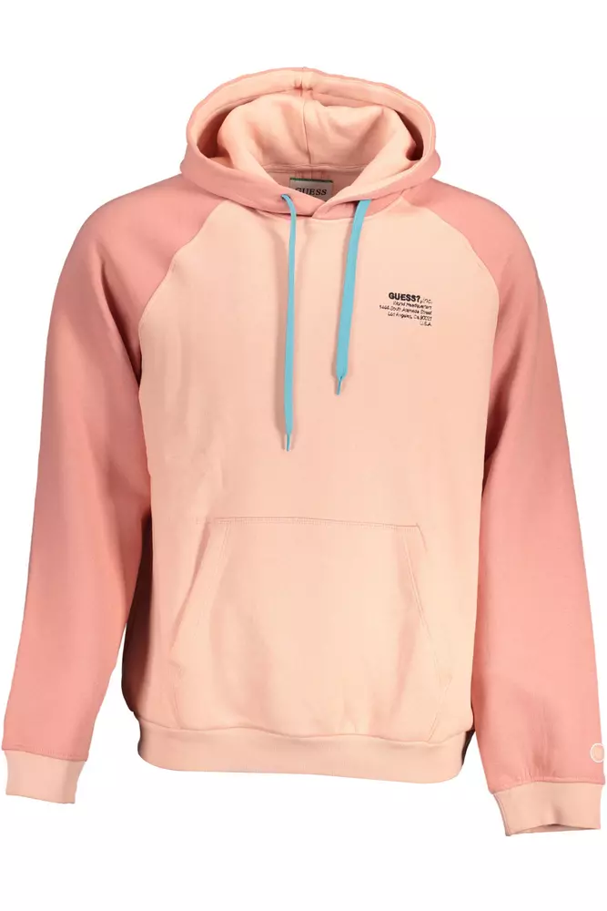 

Розовый хлопковый мужской свитер Guess Shoes