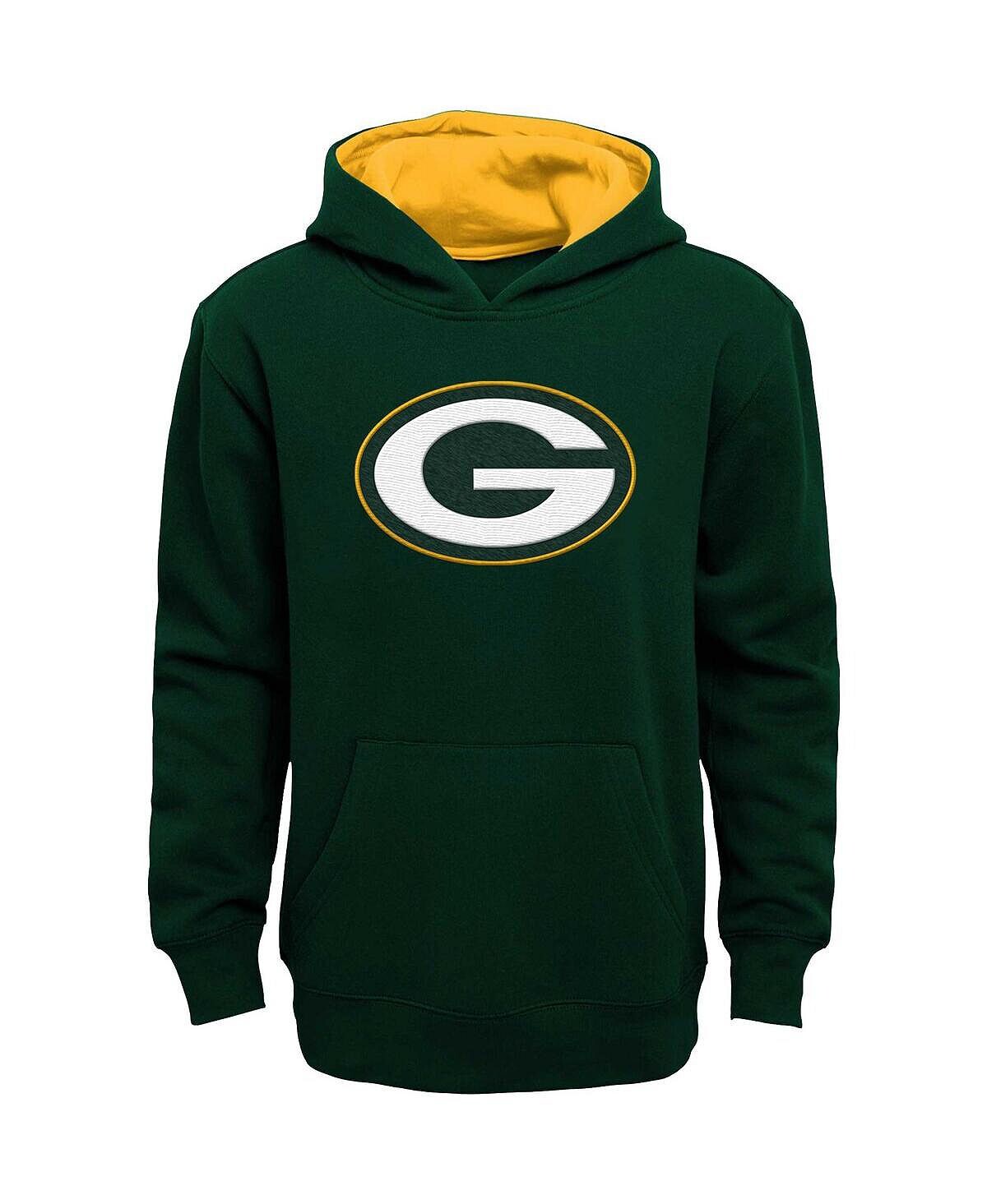 

Зеленый пуловер с капюшоном Big Boys Green Bay Packers Prime Outerstuff