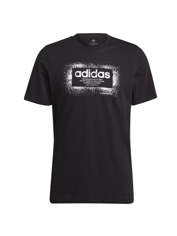 

Функциональная рубашка adidas T-Shirt Rundhalsausschnitt, черный