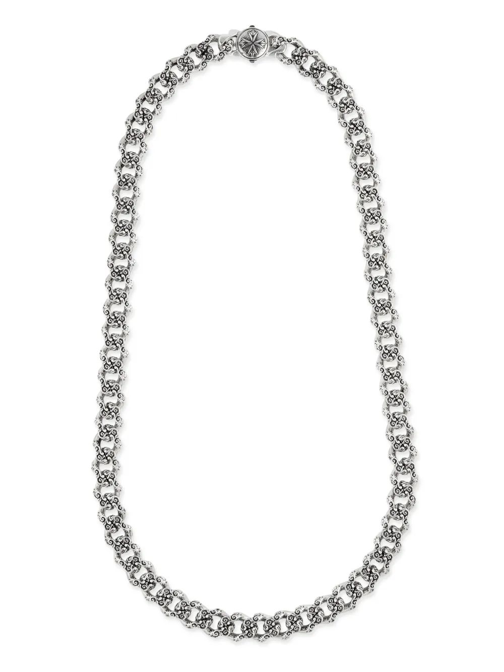 

Цепное ожерелье Flourish Emanuele Bicocchi, серебяный