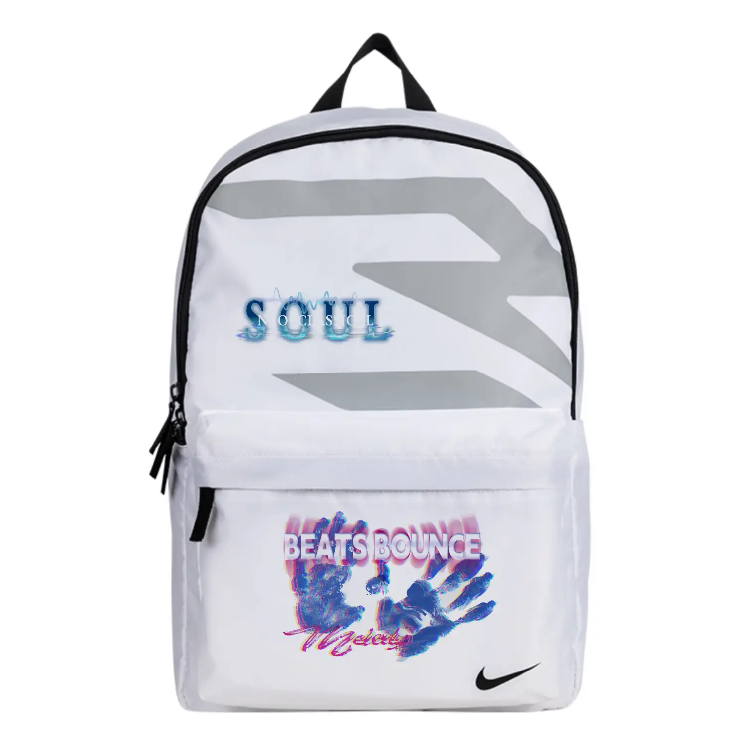 

Nike Полиэстеровый рюкзак унисекс белый, Soul