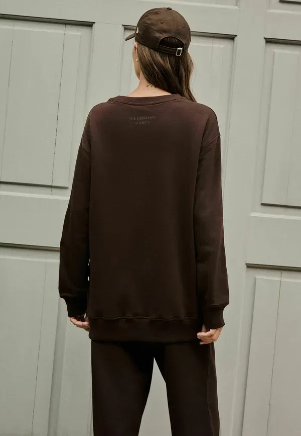 Свитшот Next, chocolate brown, шоколадно-коричневый — фото 3