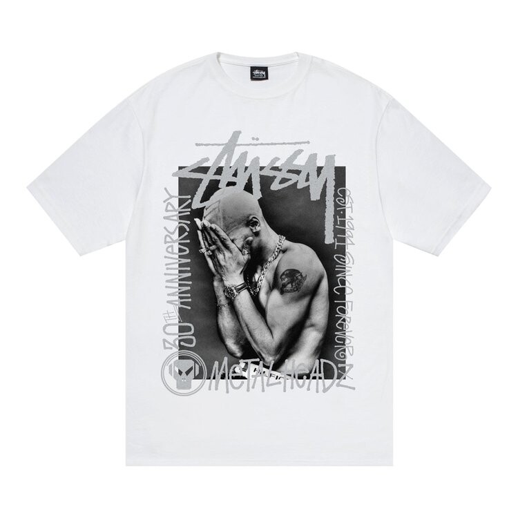 Футболка Stussy x Goldie Metalheadz 30 'White' — фото 2