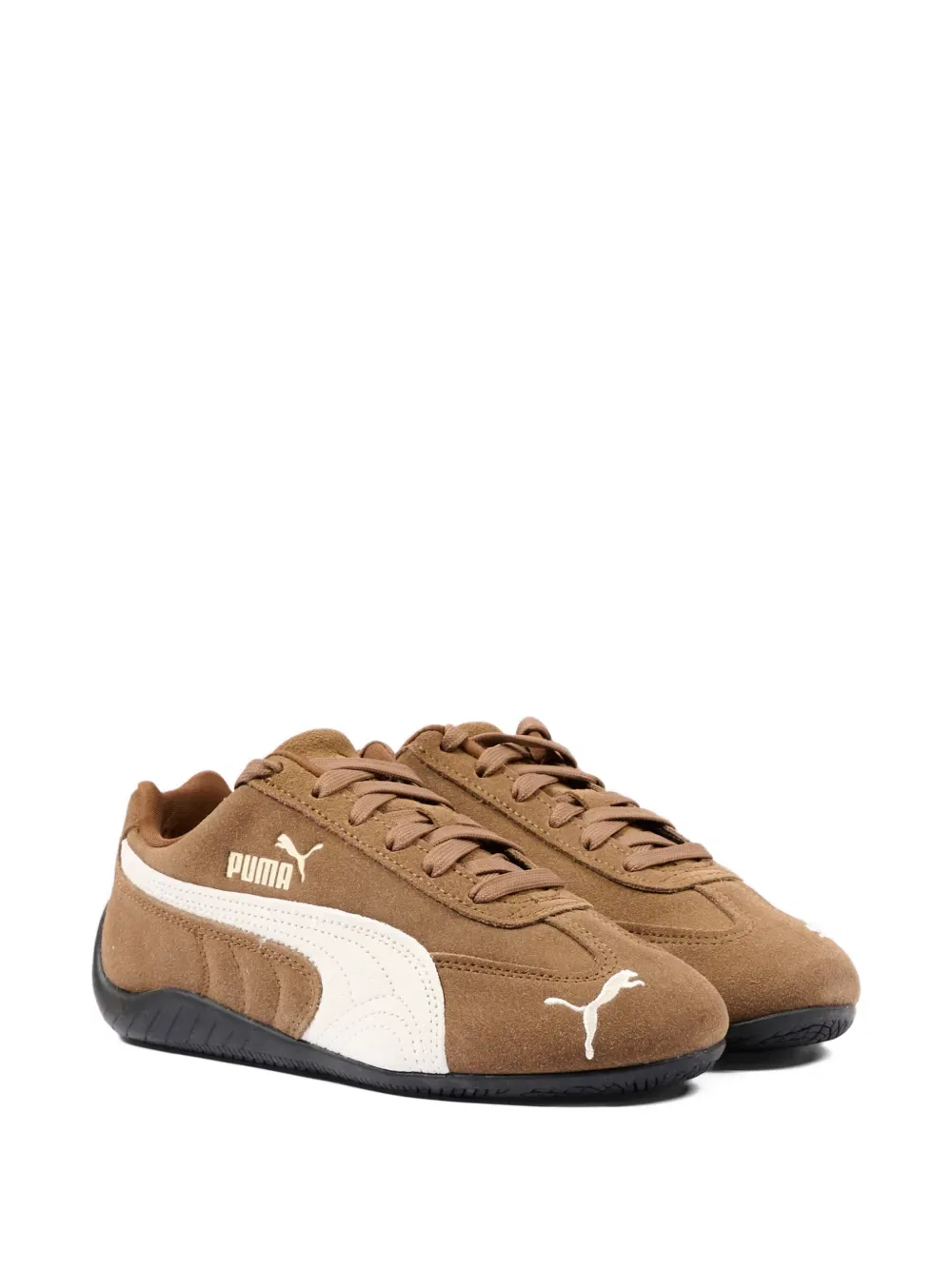 Кроссовки с логотипом в виде полоски Puma Kids, коричневый
