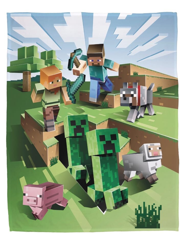 

Одеяло Minecraft /Fleece, красочный