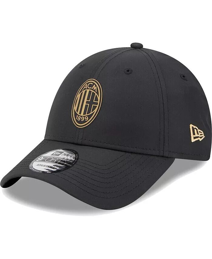 

Мужская черная регулируемая кепка AC Milan Black & Gold Pack 9FORTY New Era, черный