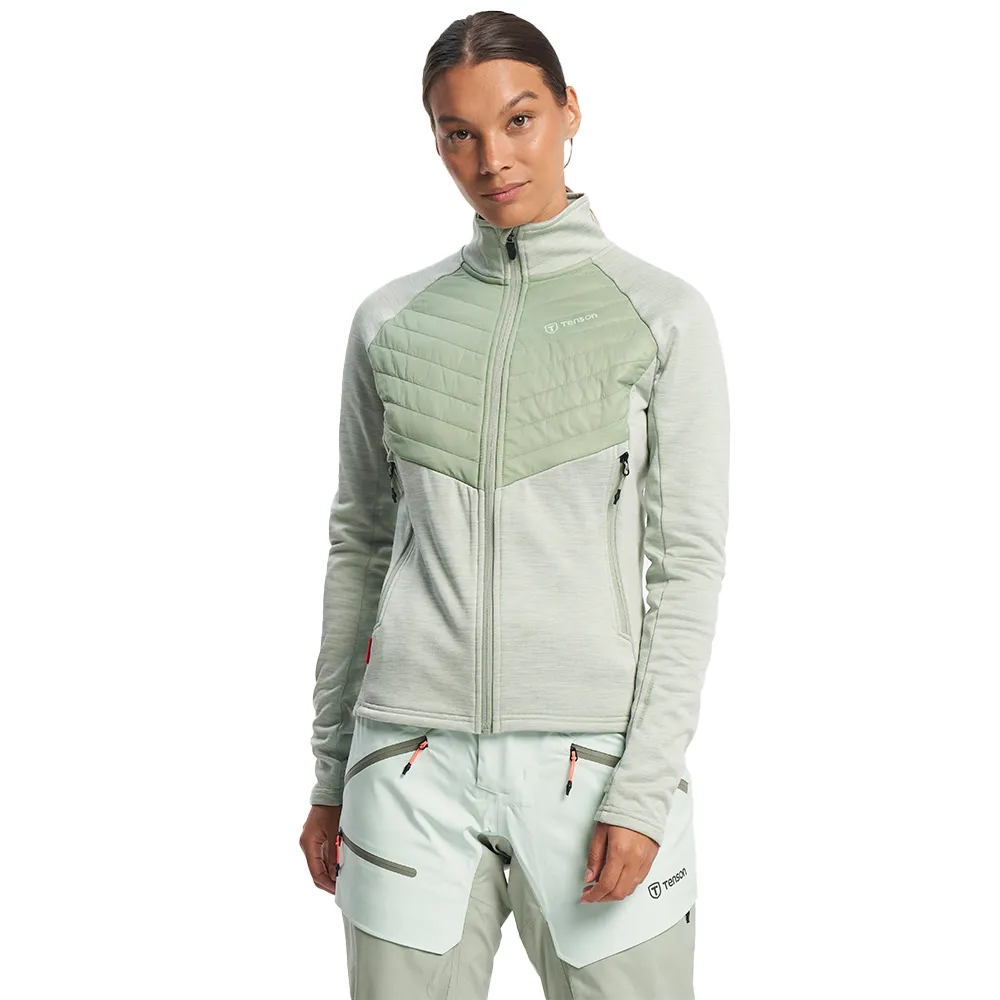 

Флис Tenson Touring full zip, зеленый
