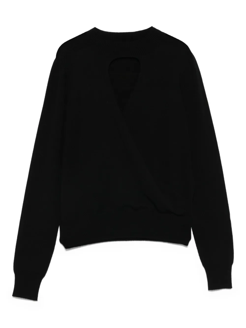 

Свитер с вырезом TWINSET, черный