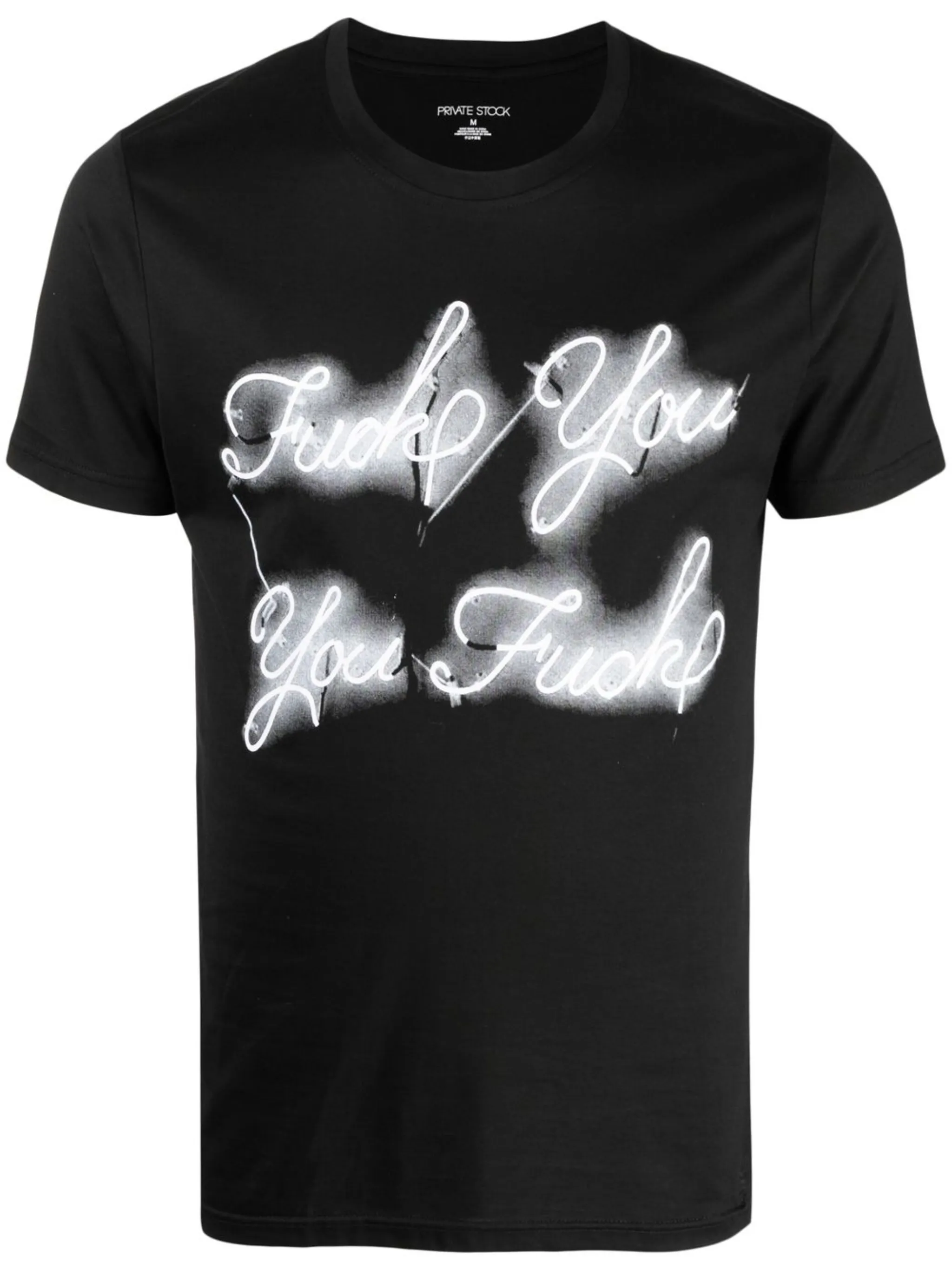 

Футболка с графичным принтом Private Stock, черный